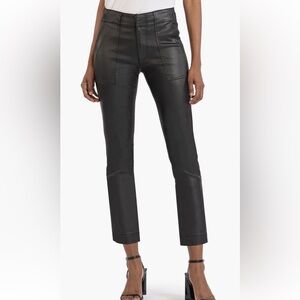 EUC KUT from the Kloth Reese Coated Ankle Slim Straight Leg Jeans Size 10 Gray